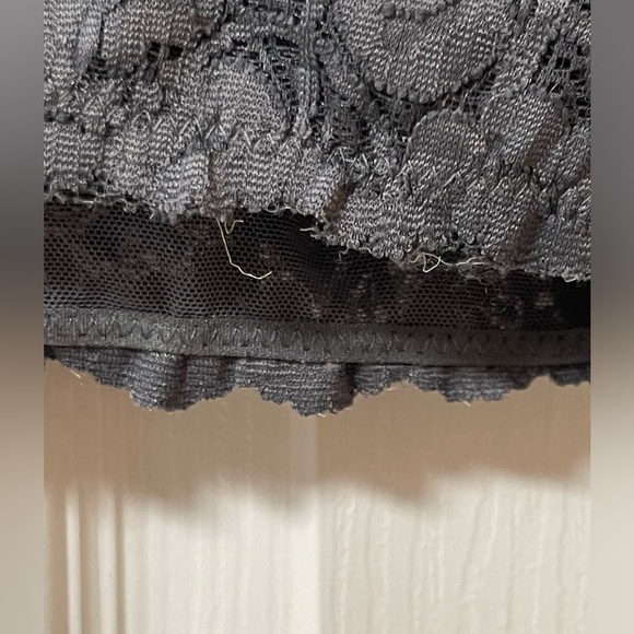 WISHLIST Gray Bralette All Lace Size XL - Picture 6 of 7